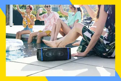 It’s not a beach day without blasting beats, Sony speaker now $79.99